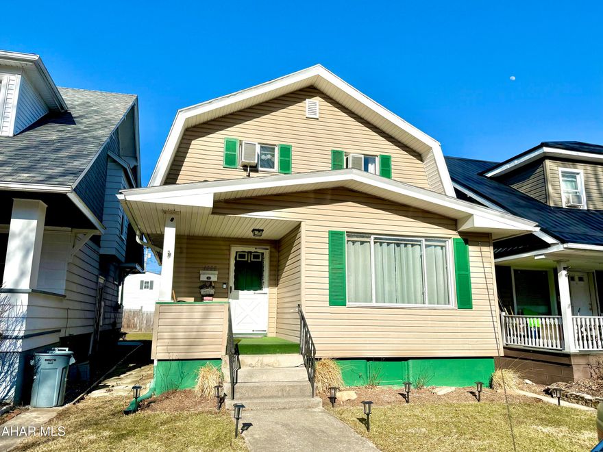 Charming and completely updated 3 bedroom, 1 bath home in a fantastic location! This move-in ready gem beautifully blends modern updates with gorgeous original woodwork that adds warmth and character throughout. Enjoy summer evenings on the covered deck overlooking the fully fenced backyard with privacy fencing - perfect for entertaining, pets, or relaxing after a long day. The detached garage adds extra convenience and storage. Sellers are very motivated and already under contract on their next home!! Don't miss your opportunity to own in this desirable neighborhood close to PSU Altoona and many additional, easily accessible amenities such as restaurants and grocery stores!