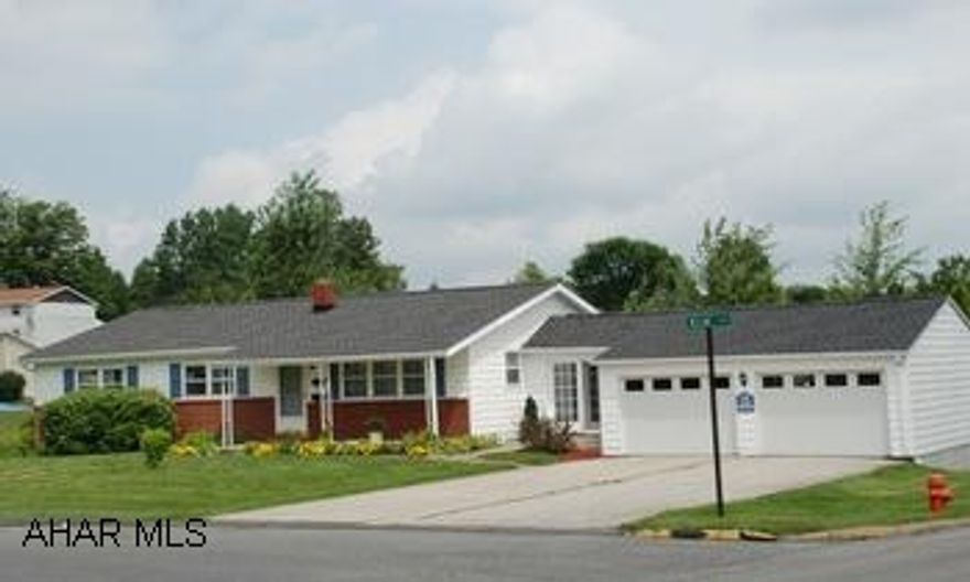 3 bedroom ranch with 2 car garage. Full basement, breezeway leading to garage, new kitchen, excellent condition. Lovely corner lot in a great neighborhood. Agent owned. Immaculate, great floor plan. Must see to appreciate.