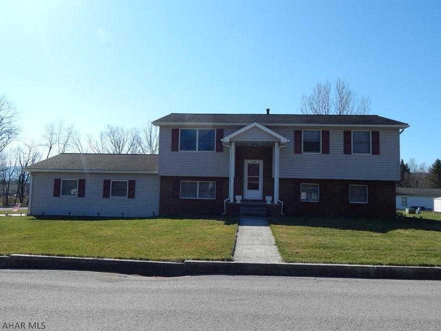 This beautiful one owner split level home is on a corner lot and is located in a desirable neighborhood. Close proximity to the Duncansville Memorial Park. The home features 4 bedrooms, 2 baths, a gas fireplace on the 2nd floor, and a large 2 bay attached garage. A new Range/oven, a walk-in closet in 2nd floor bedroom, also features a spacious elevated rear deck. This home has a large flat yard perfect for entertaining friends or family. Newer furnace only 2 years old, also newer hot water heater only a few months old. Many updates, very clean and move in ready. This home is located in a great neighborhood and is priced to sell. Sale is contingent on seller finding suitable housing.