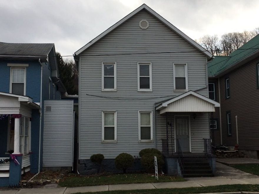 Well maintained attractive multi-unit in convenient downtown location. Could be easily converted back into single family dwelling, or could be an instant income producer. Currently the property has two, one bedroom units with large bathrooms, eat-in kitchens, living area, and storage. Both units come equipped with laundry rooms including washer/dryers. Kitchen appliances will remain in both units. Upper unit includes one car garage and large attic storage space. Ample parking and street access. Inquire for further details about lease agreements.