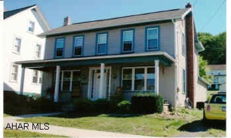 Well maintained 3BR/1.5BA vinyl 2-story with covered porches and central air.