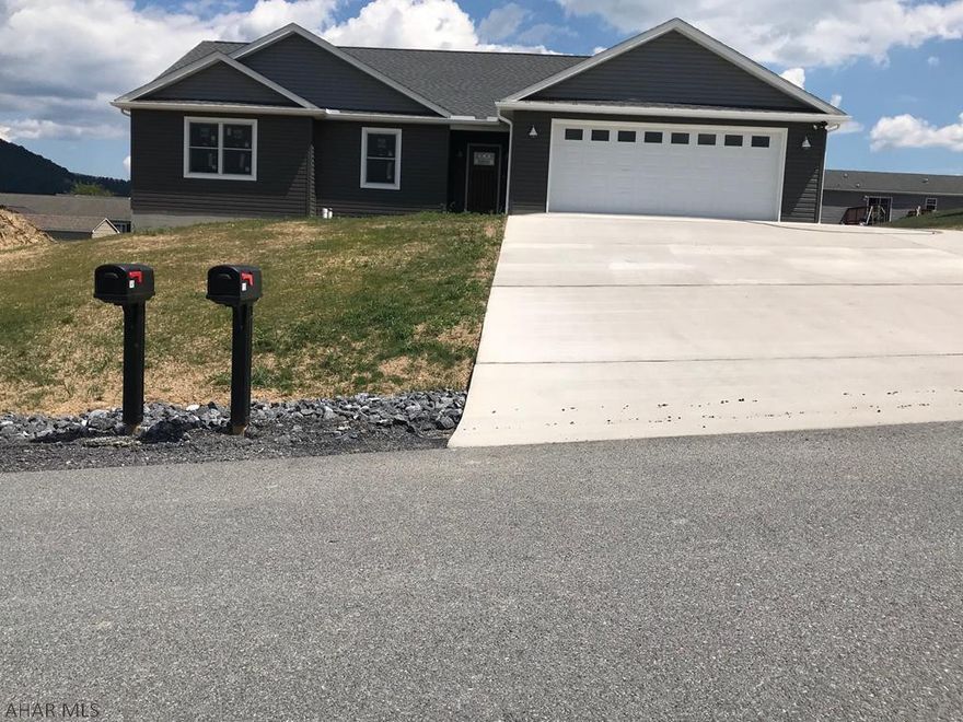 Beautifully finished 3 bedroom 2 bathroom custok built home in Spring Cove school district.  This hope has a great open floor plan perfect for entertaining.  The large bedrooms also feauture niced sized closets for storage. The master has a full bathroom and walk in closet.  The basement can be finished for additional square footage.  Taxes will be updated upon completion and reassessment.