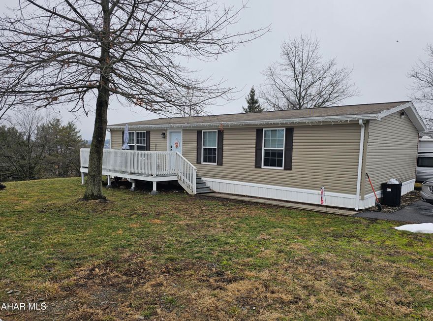 This 2020 Double wide is in beautiful condition and  well cared for. It features 3 bedrooms with walk in closets and 2 full baths. It has a great open floor plan and lots of storage. This home sits on a corner lot over looking the community.  
The lot rent is $420 paid monthly and includes trash.
