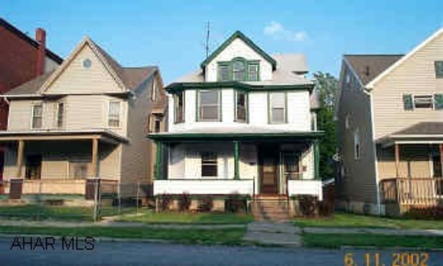 Student Rental - 10 month leases.  1st floor rented for $400/mo, 2nd floor rented for $500/mo.  2002-2003 Income $9,000.  Owner pays trash & snow removal and lawn care.