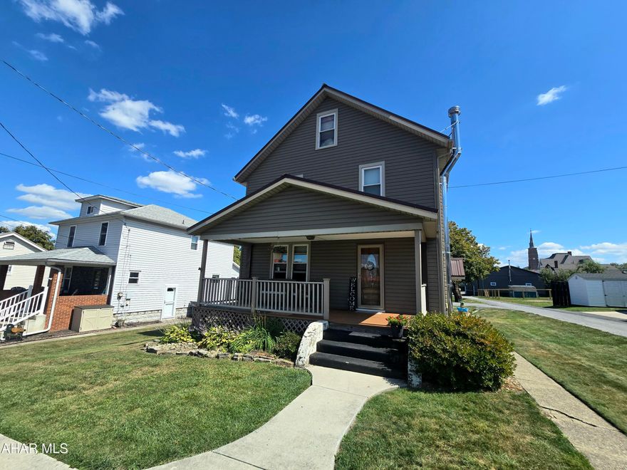 Welcome Home!  Situated on a corner lot in Cambria Heights school district this 4-bedroom 1-bath home is waiting for you!  The first floor boasts natural light, hardwood floors and built ins.  The second floor offers 4 bedrooms, and an updated bath.  Attic is an added bonus with finished space for a den, or additional (captive) bedroom. The exterior features newer metal roof and siding, composite front porch, and large lot with off street parking making this home one that will not last!  Schedule your private showing today!