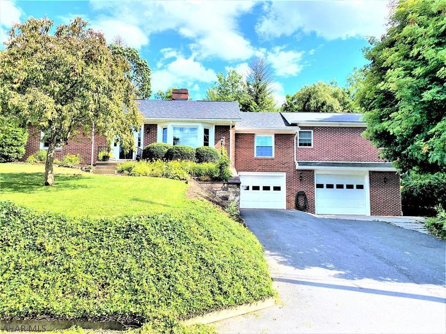 Very lovely home, brick/vinyl ranch home. 3 bedrooms , 3 baths, New master Bedroom addition with large walk-in closest and private bath. This addition gave this house the last piece that it needed for extra space. Cozy propane fireplace in living room, open concept kitchen/dining area. Enclosed porch walks out to rear deck . 2 more nice size bedrooms and full bath, plus bonus den/office space finish the main level. Finished bsmt with family room , playroom, laundry area, full bath. Two 1 car attached garage spaces, paved driveway and  landscaping complete this beauty. Call for your appointment to take a look