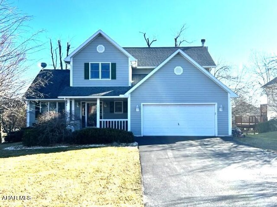 Beautiful 2 story home with 4 bedrooms, 2 1/2 bath on nice corner lot.  Updated kitchen with quartz countertops, ceramic tile  entry, covered, private rear deck, and 2 car garage.  Large bedrooms and an awesome master suite.