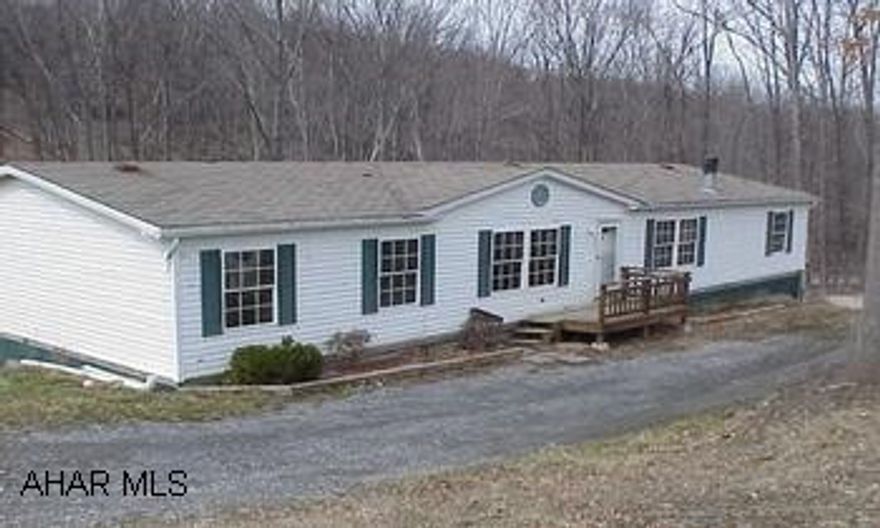 Needs Work.  Sold "AS IS".  Large Fleetwood doublewide on full foundation.  Buyer must pay all transfer taxes (2%). Needs Work.  Sold "AS IS".  Large Fleetwood doublewide on full foundation. Buyer must pay all transfer taxes (2%).