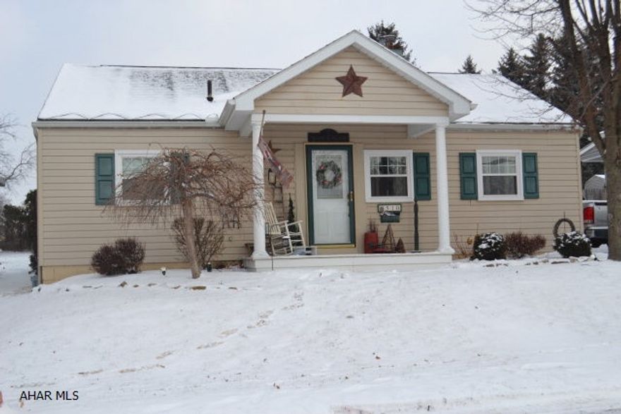 Striking Single Story that you want to see!  This home is SO much larger than it looks & offers renovated spaces both inside & out.  The original home is Sears & Roebuck style w/a huge addition on back for more space.  Home has a beautiful stacked stone fireplace & built in shelving in the living room, an updated kitchen w/custom wood pantry cabinets, large family room w/eating area, 3 BR(1 w/large walkin closet), 2 updated BA, & another room currently used as office/laundry but could easily be 4th BR.  All this inside & the exterior has just as much appeal!  Sitting on a double lot it incls a covered patio w/tongue & groove wood ceiling, recessed lights, ceiling fan, flat screen TV, pergola covered bar, custom concrete counter w/sink, & a large shed w/electric. Furnace&C/A 2008. MUST SEE!