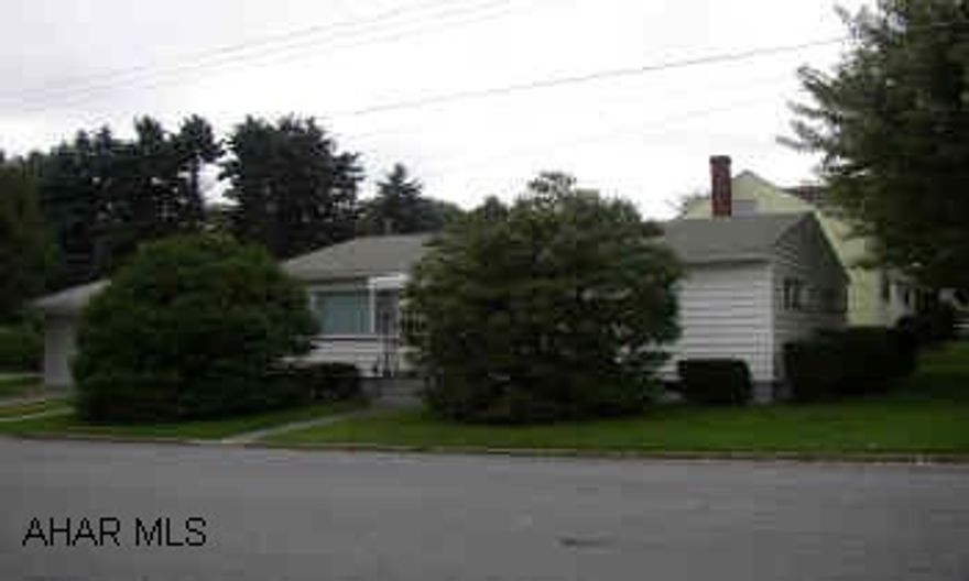 ONE STORY FRAME AND VINYL HOME WITH 2 BEDROOMS AND 1 BATH, KITCHEN, DINING AREA, LIVING ROOM, FULL BASEMENT, 1 CAR GARAGE AND BREEZEWAY.  REFINISHED HARDWOOD FLOORS, NEW VINYL ON BATHROOM AND KITCHEN FLOORS.  FRESHLY PAINTED THROUGHOUT.  CALL MEL KADANE.