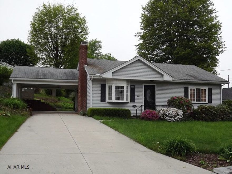 Absolute beauty! This 2 bedroom updated ranch is impeccably maintained. Dishwasher and range new in 2016. Highlights include hardwood floors throughout, formal dining room, gas fireplace, and central air!