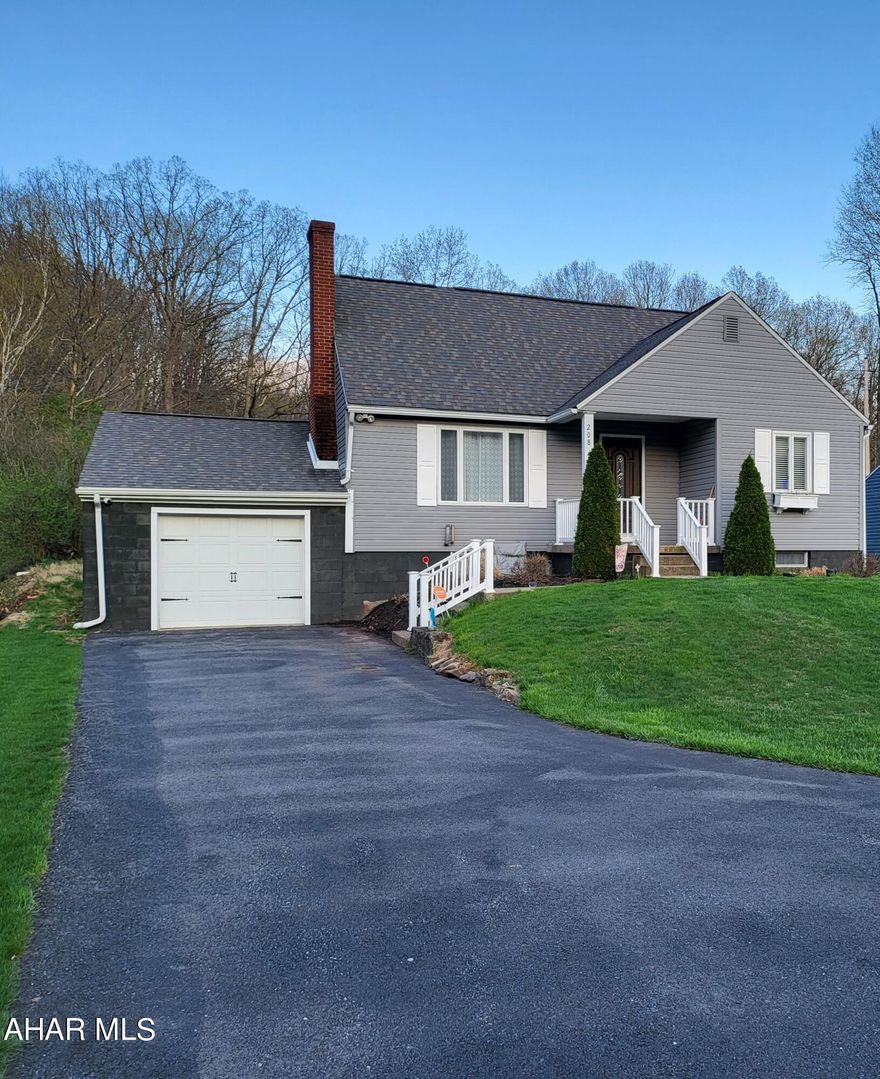 Charming Cape Cod in Juniata Gap!  This move in ready home includes a cozy living room with an inviting fireplace. Beautiful eat-in kitchen with stainless steel appliances and lots of storage.  Backyard ready to entertain with gazebo, shed, and an above ground pool.