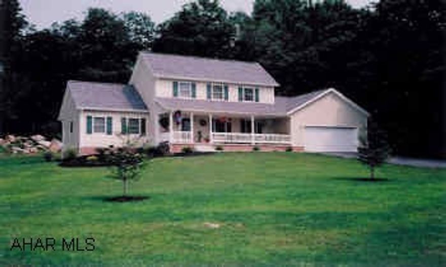 New 2-Story Vinyl Sided Home W/Brick cased foundation---a real Class act.  Attention to detail not often found--a real country treasure!  See this delightful home today. Main level Master Bedroom, central vac., overhang plug for decorations.