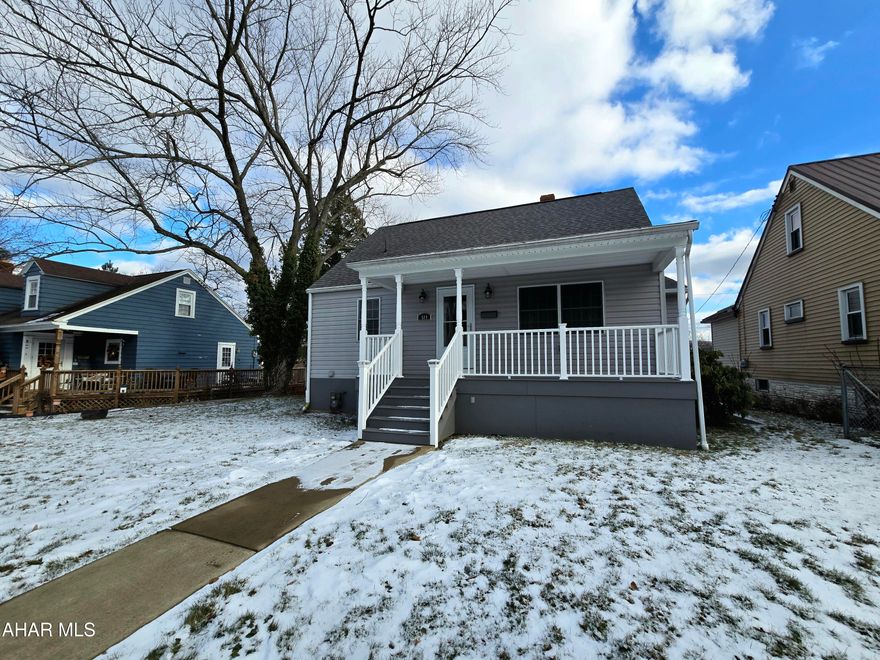 Where modern touches meet classic charm. Located on a private street this 3 bedroom 2 bathroom home is move in ready! The main level is bright, open, inviting, and offers the option for first floor living.  Enter into the living room where you then find 2 bedrooms, a full bath, den, dining room, and custom kitchen.  The second floor offers endless potential with bedroom that could be used for extra living space.  The basement offers an additional full bathroom for added convenience. A property in this condition does not last.  Call listing agent for your private showing.