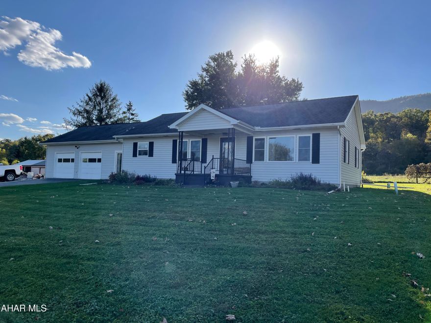 Make this beautifully remodeled ranch style home yours. Have the luxury of living on one level. This 3 bedroom 1 bath situated on almost 1/2 acre. full basement ,2 car attached garage with flue for wood stove, finished breezeway, open floor plan. new eat in kitchen with all new appliances and granite countertops. Hardwood floors, Bath was recently remodeled. Nice back yard. Won't last long, schedule your appointment to see this find.