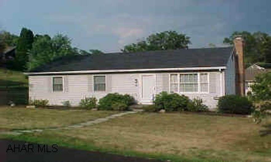 CHARMING RANCH ON LARGE CORNER LOT SHUTTERS TO BE INSTALLED - OPEN KITCHEN WITH FUNCTIONAL FIREPLACE, 3 BEDROOMS LAUNDRY OFF KITCHEN MODERN BATH WITH LARGE LIVING ROOM