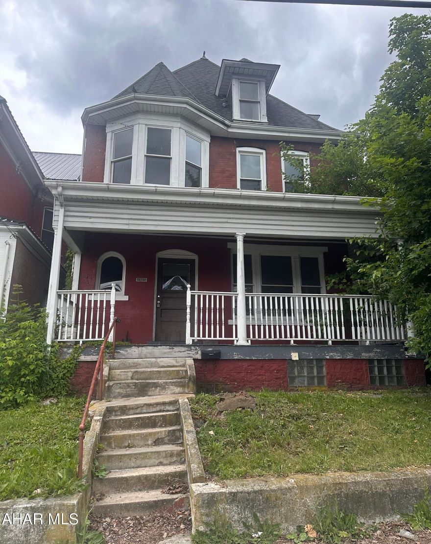 What a unique opportunity to restore a beautiful home in the city. This home offers 7 bedrooms and over 2,000 sq foot of living space. The hardwood flooring has been exposed and is ready to be refinished throughout. Call listing agent for more information.