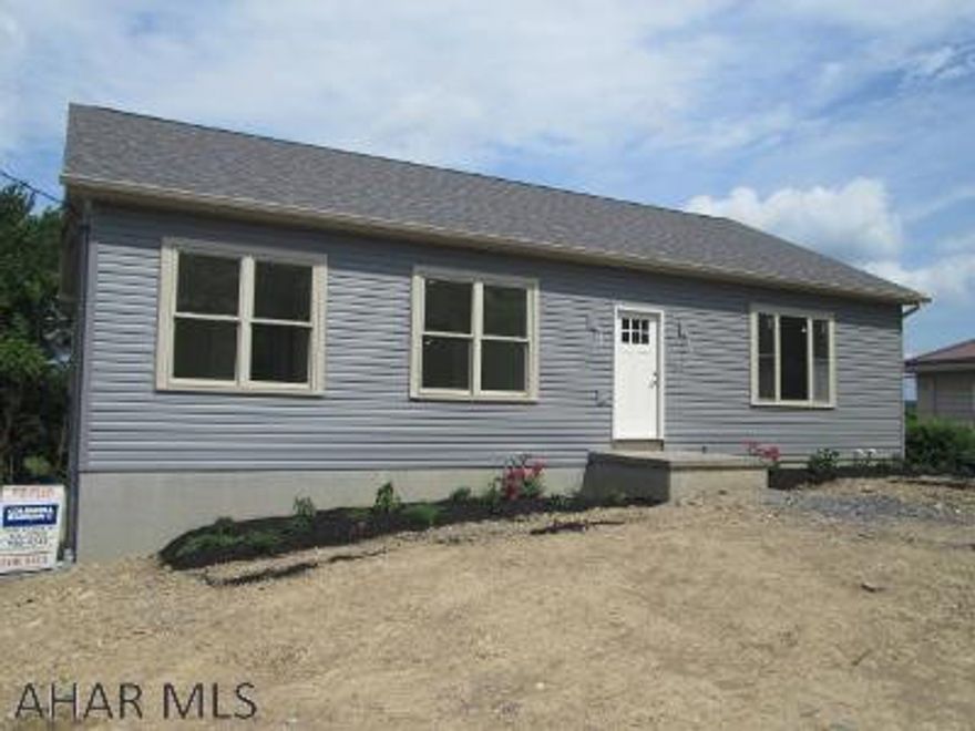 EAST END. New construction. What a great opportunity! Sit on your back deck and enjoy the best baseball in the area. This beautiful one story features three bedrooms and two baths. The unfinished basement is plumbed for another bath. Still time to pick your flooring.