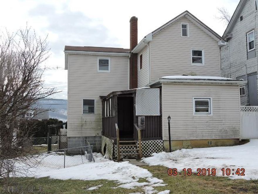 Traditional 2 story home with modern 2 story addition. Double fenced lot & big deck off the back.  Tons of potential.  AS IS WHERE IS SALE.  Property must be listed in MLS a minimum of 7 calendar days before any offer is accepted.