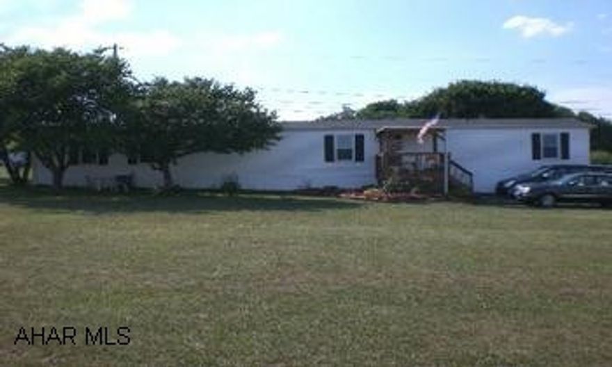 Huge single wide mobile home featuring three bedrooms, large living room, kitchen and dining area and two bathrooms.  This mobile home is well maintained and located in a nice area.  Lot rent is currently $215.00 per month and includes water, sewer and garbage.  (Directions:  From Bedford take Route 220 North to Cessna.  Make a left onto Pensyl Hollow Road.  Property is on the right side to the road.)