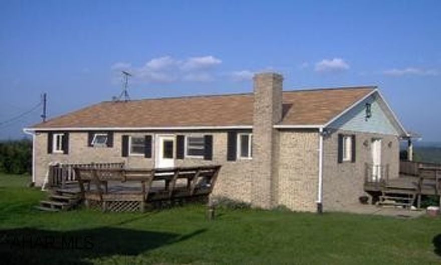 2 Bedroom Apt in basement 1 story 3 BR brick ranch home with a 2 BR apt in the basement. Situated on 12 acres Call Scott @ 814-525-2291