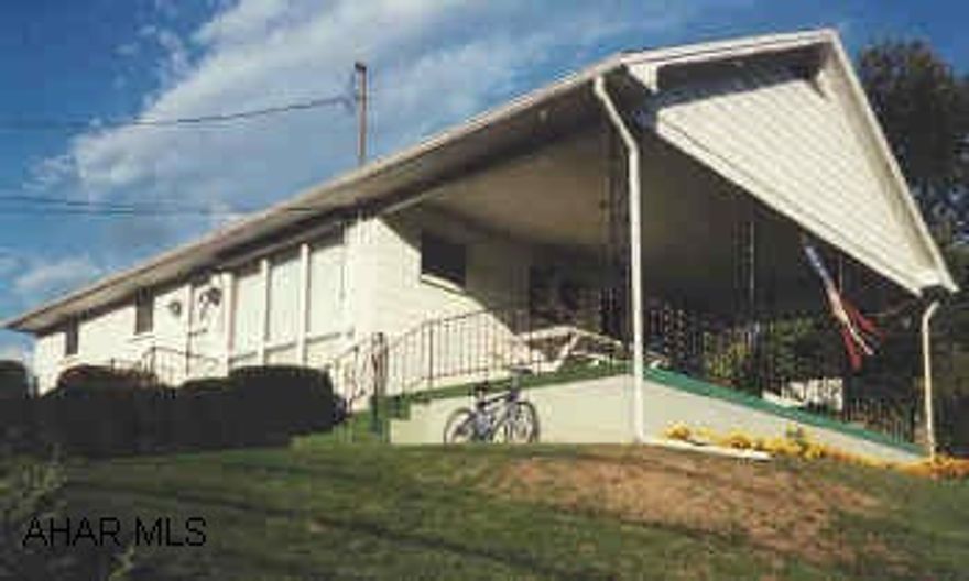 Well-kept white frame ranch on double corner lot. 3 bedrooms,one bath with  hardwood floors throughout. Large covered porch on end of house. Well kept white frame ranch on double corner lot. 3 bedrooms, one bath with hardwood floors throughout. Large covered porch on end of house.