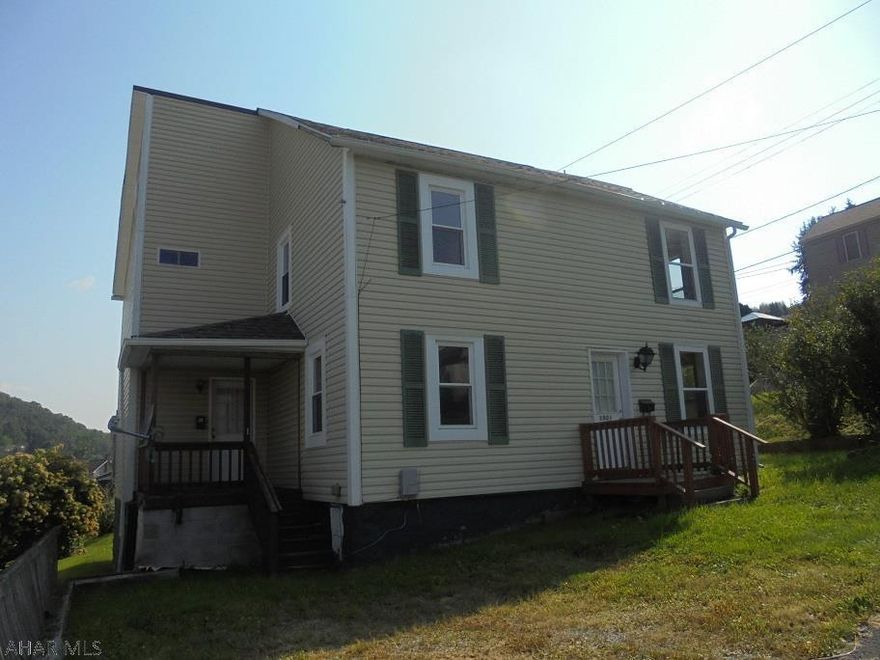 Northern Cambria -2 story brick & vinyl sided,  duplex containing 3 BR's in each unit. Separate heat.