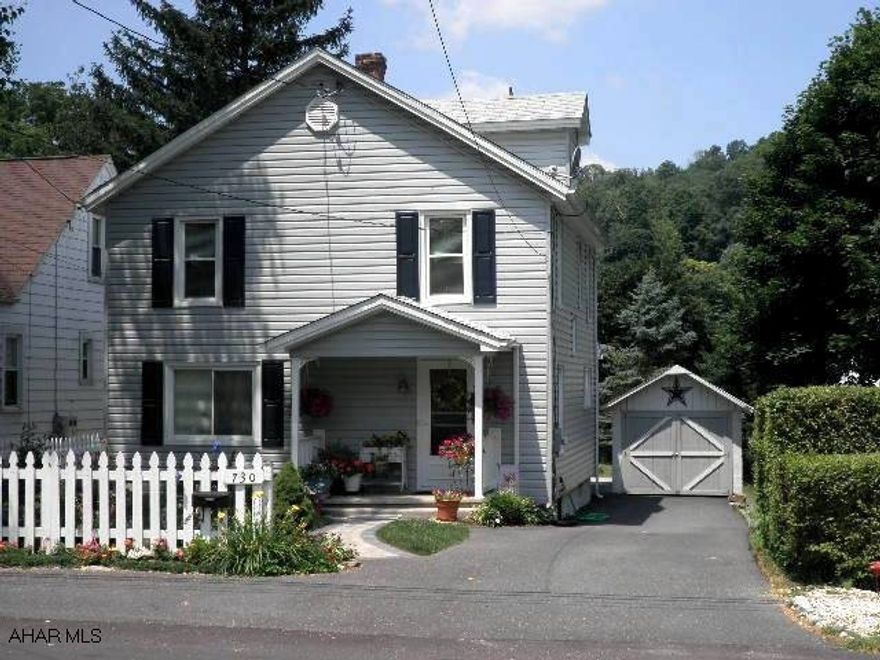 Home remodeled in 2006 +/-. Rep windows/vinyl siding. Interior- Drywall, Floor covers, Kitchen, BathsBeautiful Gardens! Rear porch w/ awning, overlooks flower beds. Radon Remediation System 2006. Home Warranty Included.