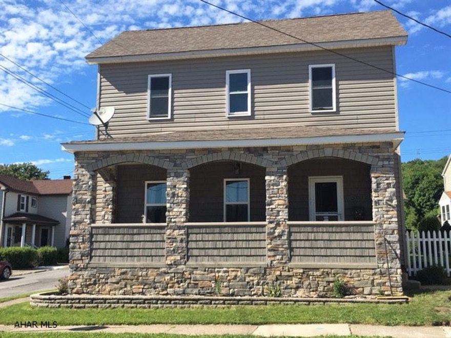 Spacious 4 bedroom 1 3/4 bath home on a fenced corner lot. main floor has been recently renovated, large stone propane fueled fireplace.  2nd story boast 4 nice sized bedrooms, laundry room, and full bath with a large linen closet. Basement has a bonus room that could be a 5th bedroom.