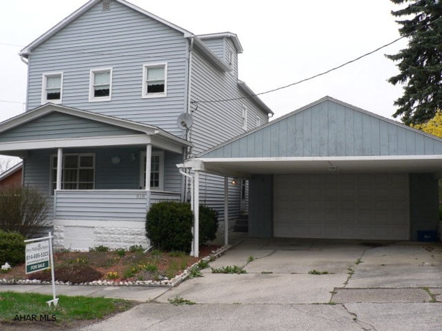 This house located in a very nice area of East End and is very roomy. There are large rooms and over sized closets, a partially finished basement with a 3/4 bath. The fenced in back yard is great for pets or play, lg deck to the back yard is great for picnic's and cookouts. There is a huge 2 car garage and a work bench area in the front. The 2 car carport over the drive way that is attached to the garage saves shoveling in the winter. Never be hot in the summer there is Central Air for cooling.