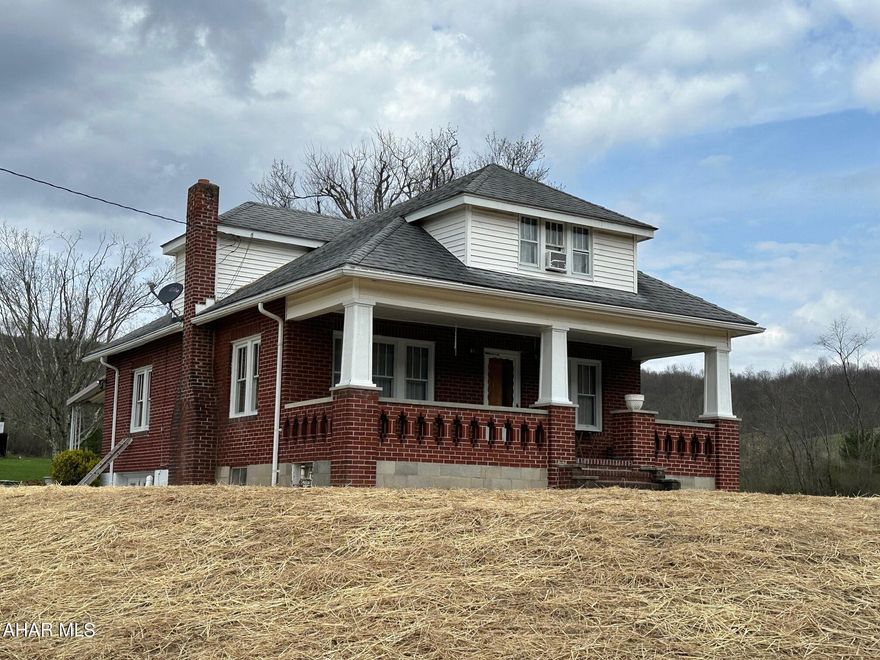 Well maintained cape cod home in the country!  Move-in-Ready!!!  Large spacious eat-in kitchen with plenty of cabinetry. Spacious dining room with built in china cabinets. Solid oak flooring under the carpeting.  Spacious living room(S) /den. The second floor offers 3 bedroom and 1 full bath with a laundry shoot and closet for linens. Laundry area in the freshly painted basement and fruit cellar. Large backyard and 2 sheds. Enjoy and relax on the front or side porch.  Attached is the large carport. Views of the mountains. Deeded Right of Way.