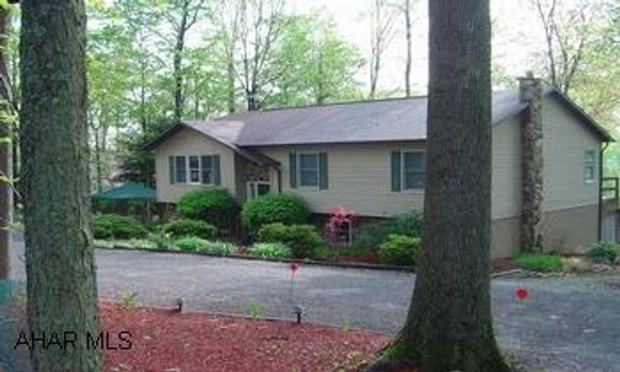 Bilevel, very good condition, lots of extras, double lot. 4th bedroom in lower level. Hige family room with summer kitchen, woodburner. This home is a great value. Located in Glendale Yearround, planned community with public swimming pool, tennis courts, basketball court, pavillion and more. Association fee is $320/lot and 1/2 for the extra lot...total $480/yr.Well maintained 1996-2780 sq' home, adjacent to Prince Gallitzin State Park, a 1600 acre lake features boating,camping and fishing. Snowmobile, cross country ski in the winter. Community pool, tennis courts and more nearby. Stunning view of the mountains from the deck. Wild turkeys and deer graze nearby.