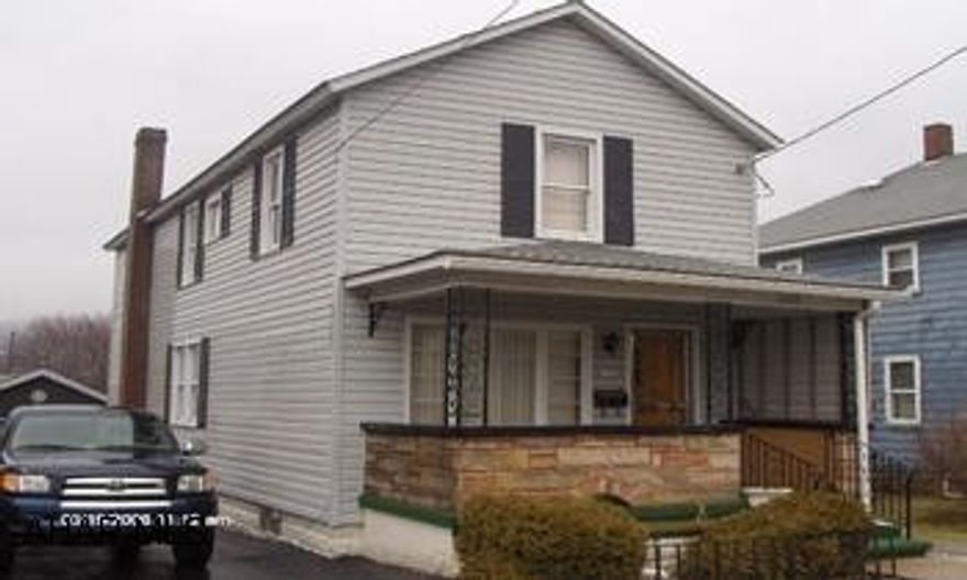 Nanty-Glo - 2 story vinyl sided, 3 bedroom home with a 1 car detached garage. Oil H.W. heat.  $55,000  Call Scott @ 814-472-4761  to make an appointment. Nanty-Glo - 2 story vinyl sided, 3 bedroom home with a 1 car detached garage. Oil H.W. heat.  $55,000  Call Scott @ 814-472-4761  to make an appointment.
