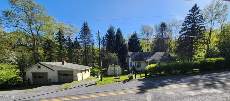 Call to see this three bedroom, one and half bath home situated on over half acre lot in Central Cambria School District, absolutely beautiful back yard.  This home features a detached two car garage, with a full basement, large shed for extra storage. Home is in need of updates throughout but bring your ideas to this one and you will, have a beautiful home!