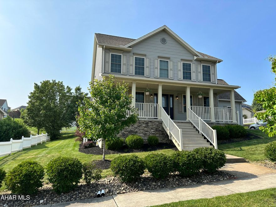 Quince Court is home to this beautiful 5 bedroom, 3.5 bath home. There are many updates such as the large center kitchen island with beverage cooler, granite counters, subway backsplash, and stainless appliances. The updated wood look laminate flooring adds a warm feel to this home. The brand new central AC system will keep you cool in the summer months. The main family room has a great accent wall. The lower level could be used as an in-law suite with its full bath and additional bedroom with a nice sized closet and window. This lower level has 2 finished areas for recreation. The laundry is on the 2nd level hallway. Double doors lead to the primary suite with 2 walk in closets and primary bath. There is a 2 car attached garage and a nice covered rear patio and shed.