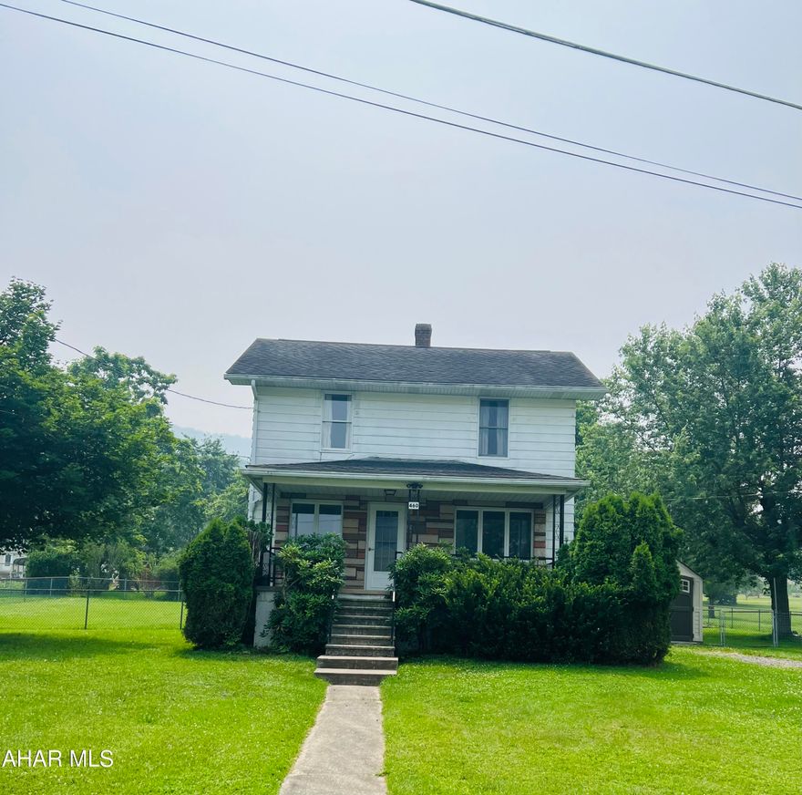Well maintained home in the Hollidaysburg school district.  Large fenced in yard with lots of room for family functions.   Spacious kitchen that opens to the dining and living room.