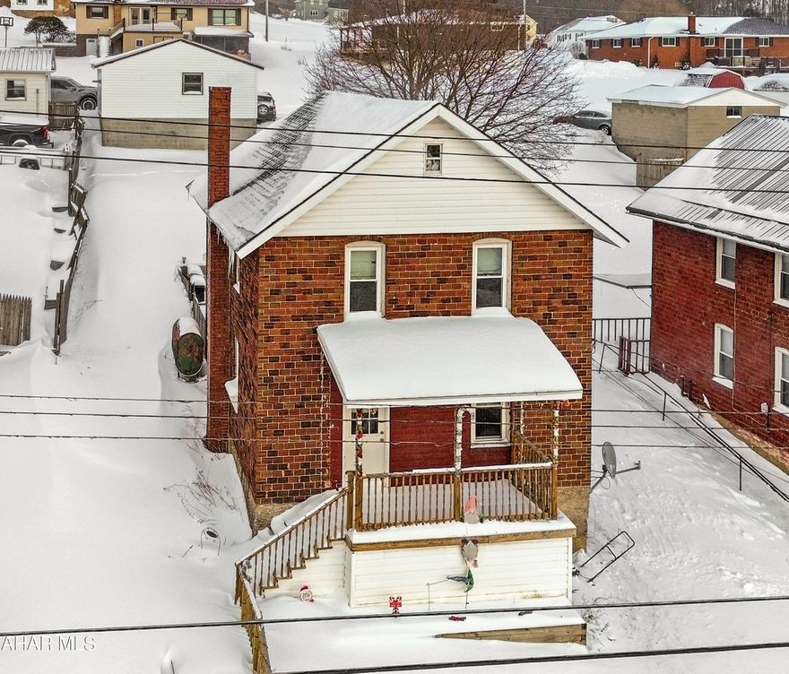 Welcome to 2813 Bigler Avenue in Northern Cambria, a beautifully renovated home that was fully gutted & remodeled from the ground up in 2015. Major updates include newer plumbing, electrical, windows, roof, drywall, flooring throughout & much more. The main level offers a spacious living room, a large eat-in kitchen with included appliances, & a full bathroom. Upstairs you'll find two generously sized bedrooms, one featuring access to a full attic that just needs final touches to create additional finished living space, along with a primary suite complete with its own full bathroom. The basement includes a small finished area, laundry space, & ample storage. Outside, enjoy a large composite rear deck, covered front porch, detached heated two-car garage, & more. Call today to schedule your private showing!