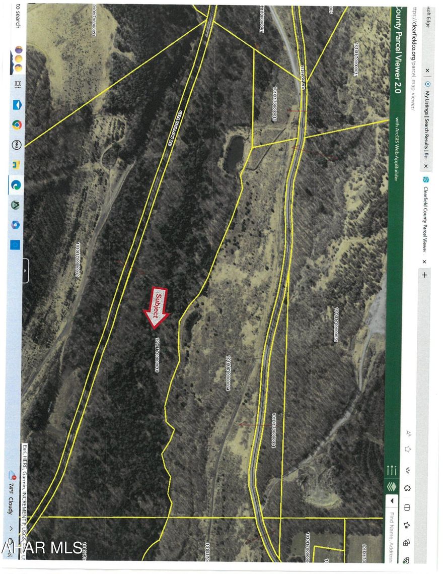 Wooded tract with lots of road frontage. Small stream bordering at the rear. Good hunting or could be possible homesite. Located 5 minutes from Prince Gallitzin State Park and a short drive to Rock run recreation area. Vast amount of state game lands nearby.