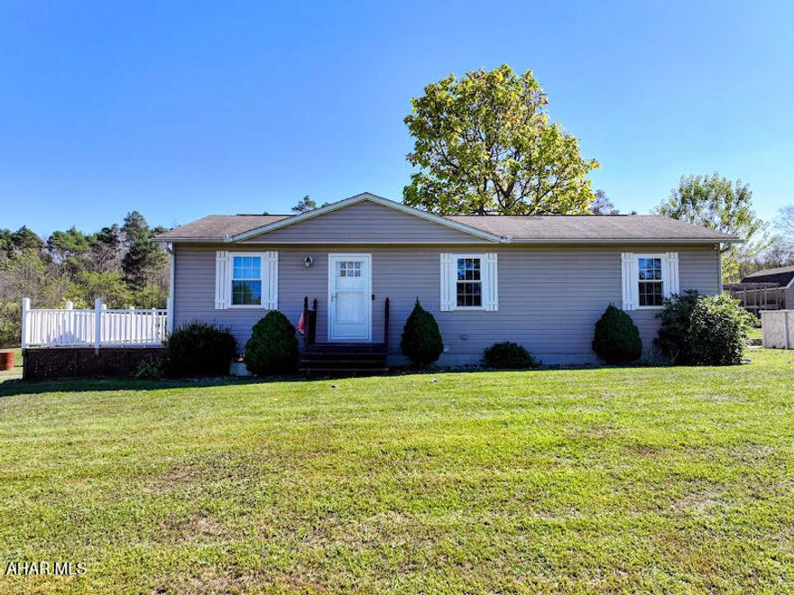 Nestled in the serene countryside of Alum Bank, PA, this charming ranch-style home offers a rare blend of tranquility and convenience. Set on a lush 0.75-acre lot adorned with 2 newly planted apple trees, some established strawberry, raspberry, and blackberry plants—this property is perfect for anyone seeking a slice of rural paradise. Step inside to discover a cozy layout featuring three spacious bedrooms and one well-appointed bath, providing a cozy place for comfortable living.

The heartwarming atmosphere continues into the kitchen and living areas that are awaiting your own personal touches to make it your own. Outside, enjoy leisurely afternoons by the above-ground pool or tend to your garden oasis brimming with nature's bounty.

Located within the esteemed Chestnut Ridge School District, this residence is conveniently located within 20 minutes to Bedford and 35 minutes to Johnstown and Altoona. Whether you're sipping morning coffee while taking in panoramic views or picking fresh berries from your own yard, life here beautifully marries comfort with country charm. Don't miss out on making this captivating retreat your forever home!
