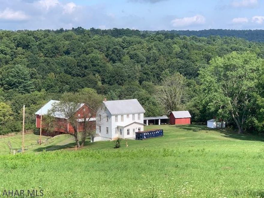 Getting away from the hustle and bustle....living the good life....that is what you will find here on this country homestead. This property has been immaculately well kept, the country farmhouse and outbuildings are the perfect example of the way we used to live....Partially wooded and partially fields, the contour of this land has an easy flowing feel. Not steep, just gently rolling. The three ponds on this property are just absolutely relaxing, complete with a pavilion and picnic area. Country vista with 360 degree views. Don't want to miss this once in a lifetime opportunity...