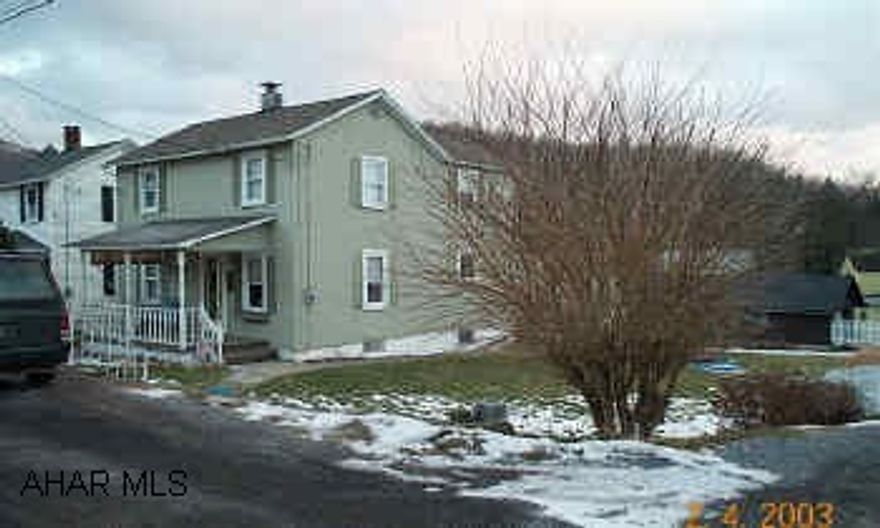 Nice corner lot w/garage.  Combo oil and electric heat, electric records on file, ready to move in, 1st floor bath and laundry.