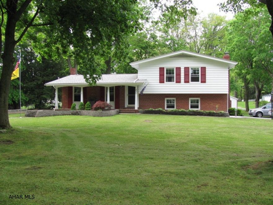 New roof, gutters, downspouts, fresh exterior paint, new Kitchen, baths and windows.