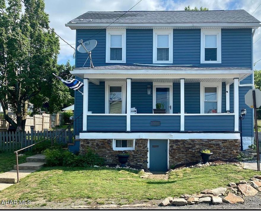 Welcome to this nicely updated home on a fenced corner lot in Gallitzin Borough. This homes exterior offers a well-manicured yard, a 2-car garage, and a covered front porch. Inside you will find a well-equipped kitchen, first floor laundry, dining and living rooms. All with large, updated windows for great natural light. Upstairs you will find a primary bedroom large enough for a king-sized bed, a full bath with an amazing shower and two additional bedrooms. Most of the windows have been updated and luxury vinyl flooring throughout. This home is a must see and priced to sell! Call for your showing today!