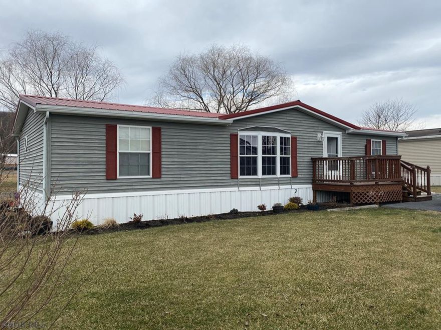 Nicely maintained double-wide in Country Club Park. Convenient location and amenities. Lot rent includes street snow plowing and trash pickup. Three bedroom, two baths with spacious living area and open floor plan. Big kitchen with eat-in dining room. Back deck to enjoy the outdoors or for entertaining. Ample parking in front or rear on this corner lot, one of the biggest lots in the park. Home will include a shed and will come partially furnished. All appliances included! Everything you need to move right in, set up your showing today!