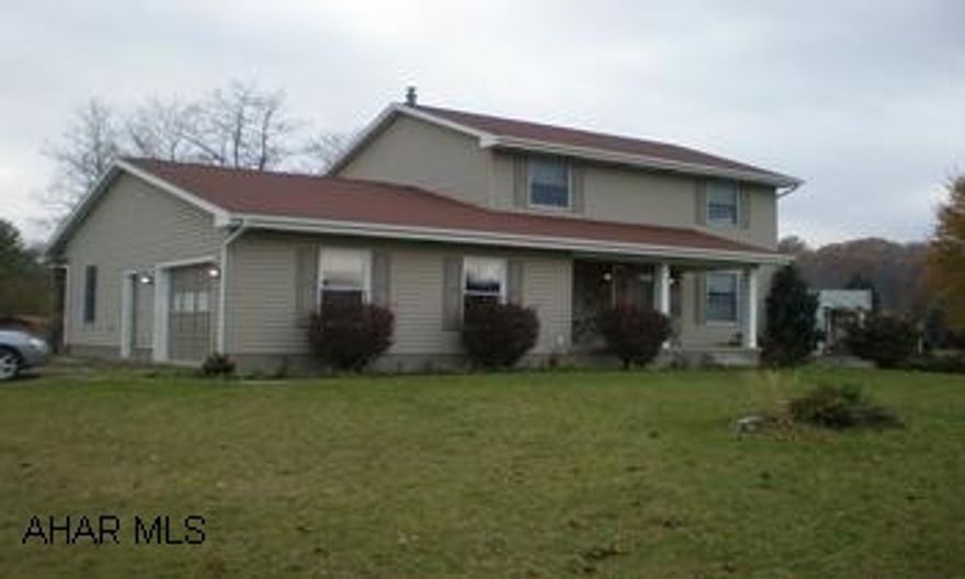 as is.  Nice 2 story home with 1 car attached garage. Contact office for water info.