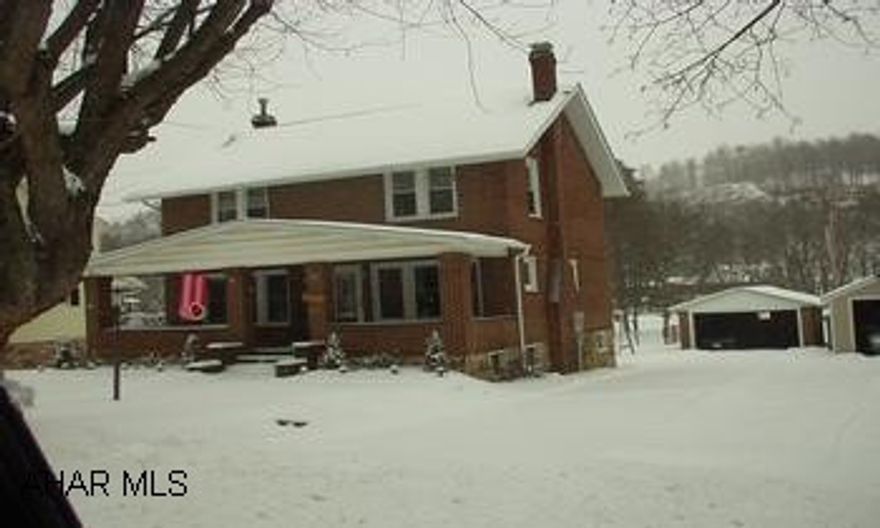 LARGE 2 1/2 STORY BRICK BEAUTIFUL 3 BEDROOM BRICK, HOLLIDAYSBURG SCHOOL, TASTEFULLY DECORATED, 2 CAR DETACHED GARAGE