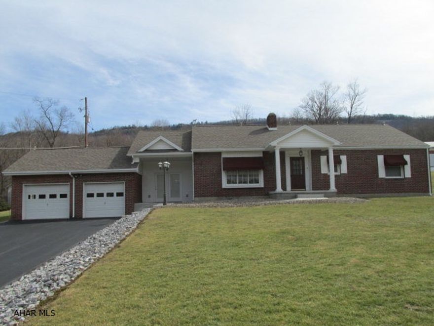 Solid Brick Ranch with maintenance free exterior, new covered front porch and bonus room added between house and garage. All new entry doors, new garage doors, new roof, sidewalks and awnings. Custom window treatments in all rooms, furnace is 4 years, new central air, updated electric service 200 AMP electric panel, new hot water tank. Excellent mechanics, immaculately maintained-move right in.  All televisions are negotiable.  This is the Estate of Pauline E. McDonald by Joseph M. McDonald, Executor