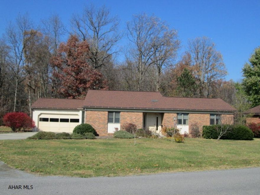 Custom built one story. This one of a kind features electric heat storage plus baseboard heat and C/A for very low utility costs. This home sets on a wooded setting and was professionally landscaped. Perfect home to down size.