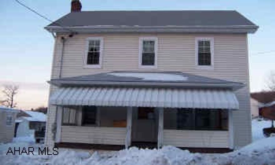 sold as is.  4 bedroom 2 story with oak kitchen.