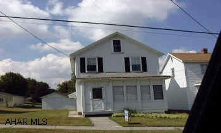 Could be duplexed - 2 x 100 amp breaker.  Shed attached to garage.  Two enclosed porches.